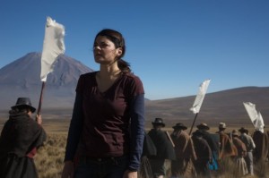 Vrouw in Altiplano