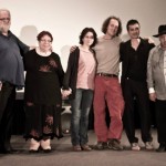De crew van de film: Tadeusz Cycon, Silvana Cipolletti, Fulvia Chiulli, Kris Kaerts en Vincenzo Petrelli. © Raf Degeest