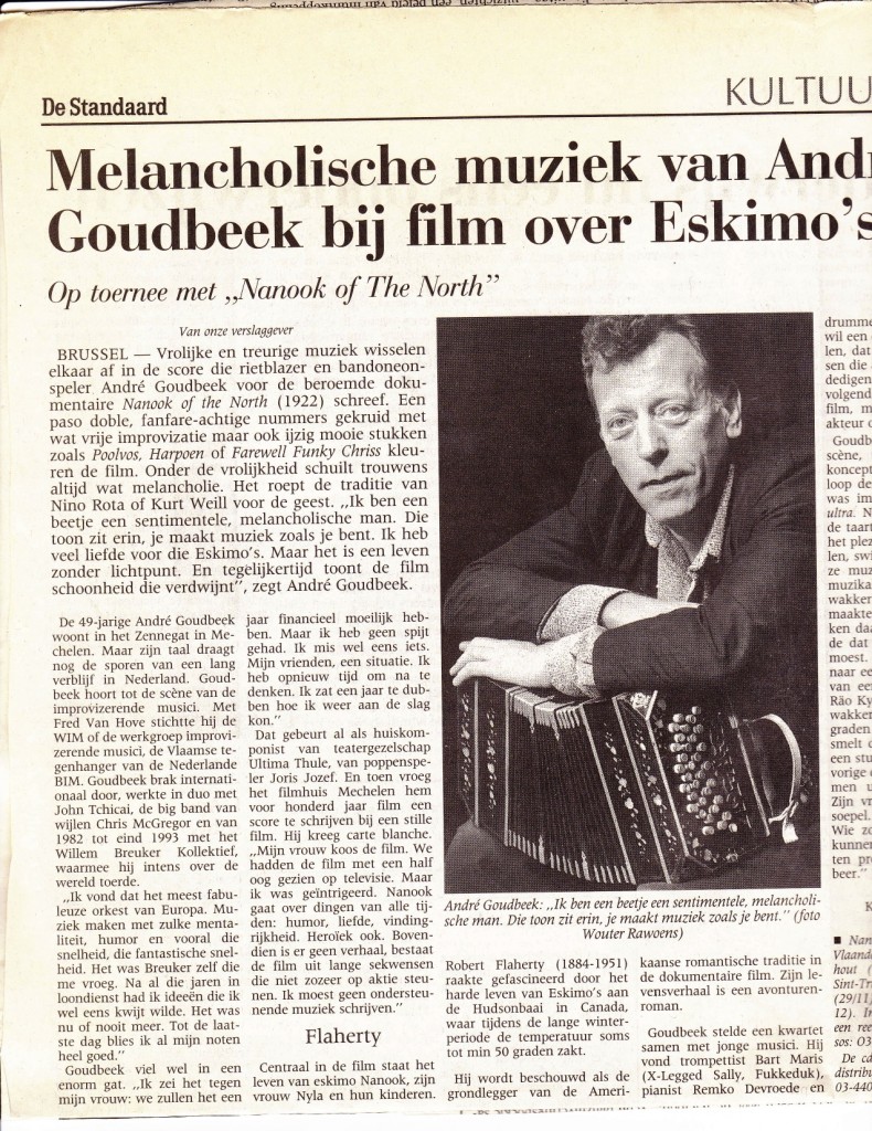 De Standaard, 9/11/1995