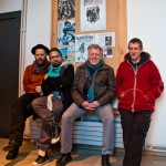 Het Nanook Kwartet, met v.l.n.r. Bart Maris  (trompet), Remko Devroede (piano), André Goudbeek (altsax, bandoneon) en Kris Duerinckx (drums).         © Raf Degeest