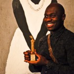 David Katshiunga, winnaar van de Artist Award van het Afrika Filmfestival 2015 - foto © Jolien Doms