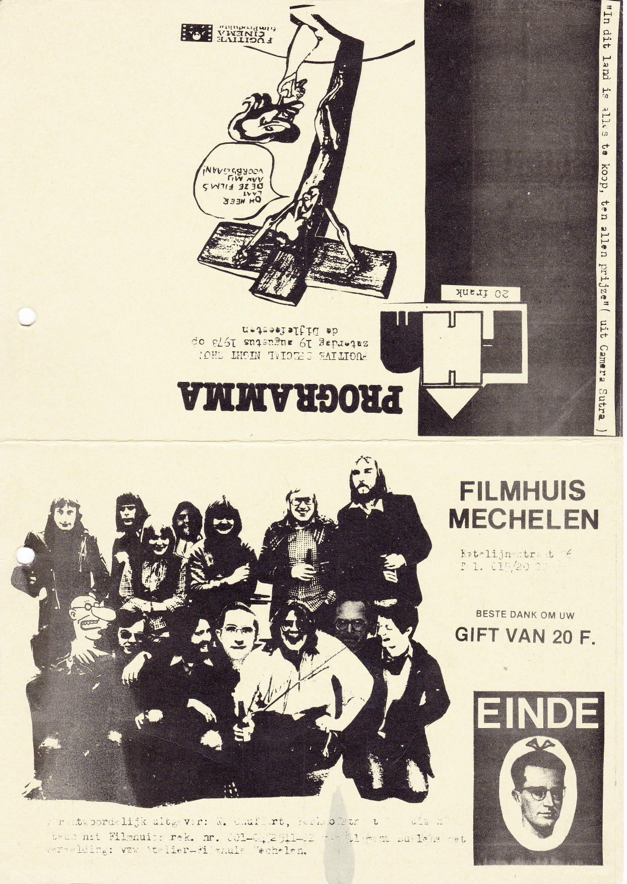 1978:08FilmprogrDijlefeesten