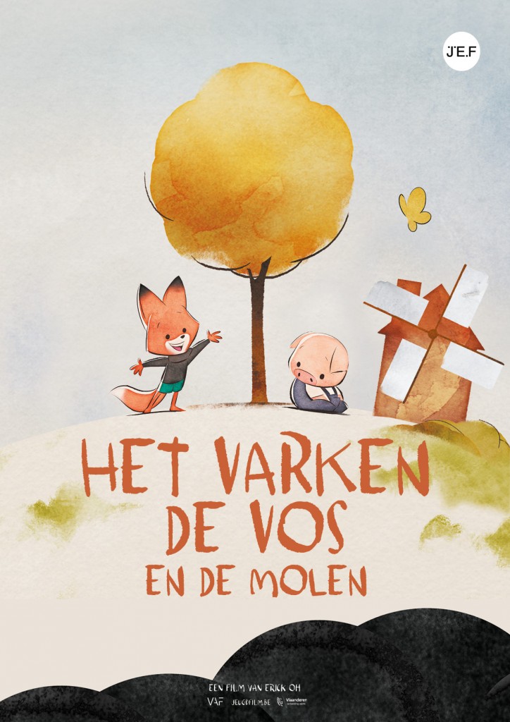 het varken de vos en de molen poster lr